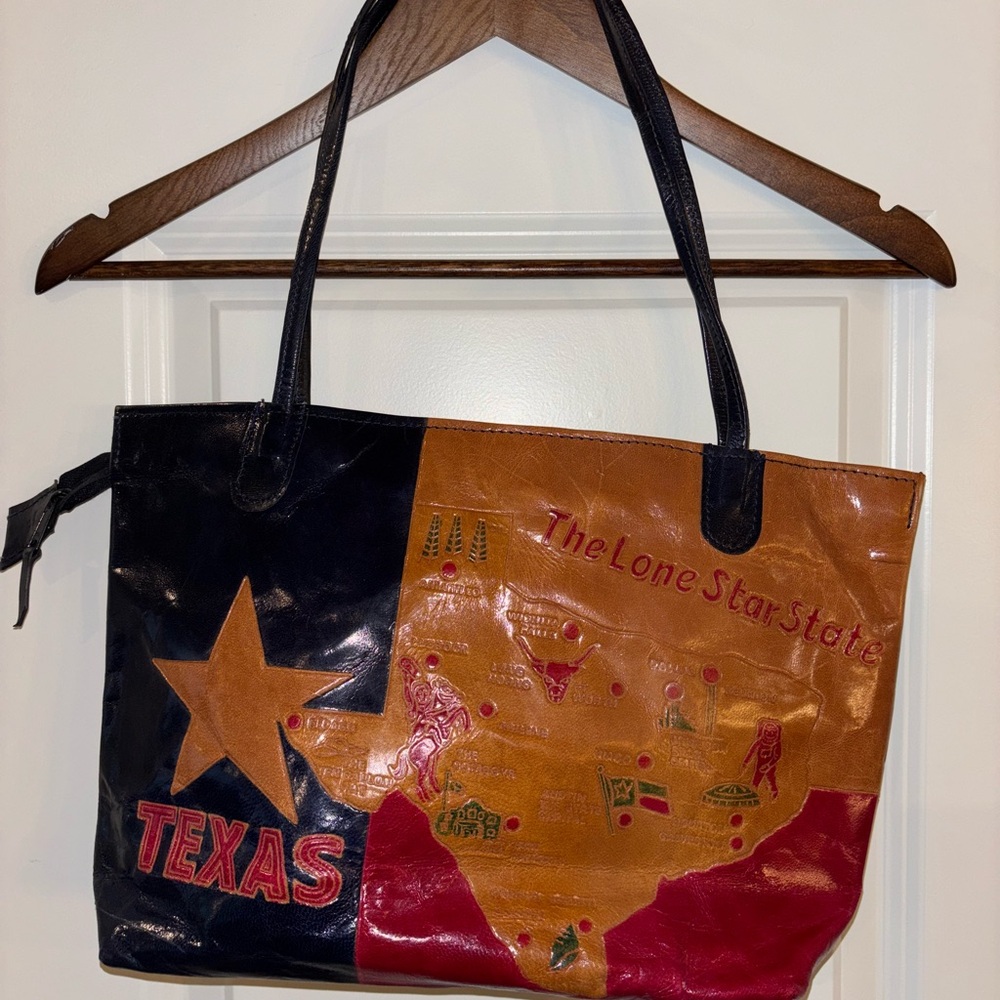 Texas Star Patchwork Tote Bag